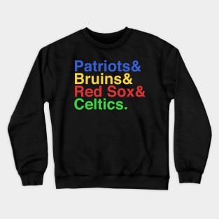 Boston Sports Teams Crewneck Sweatshirt